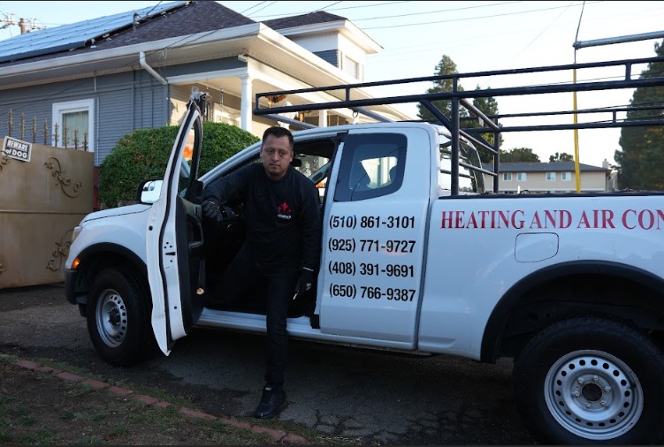 Heat Pump Repair and Installation 7 Airstars Airstars heating and air conditioning service van - the Bay Area