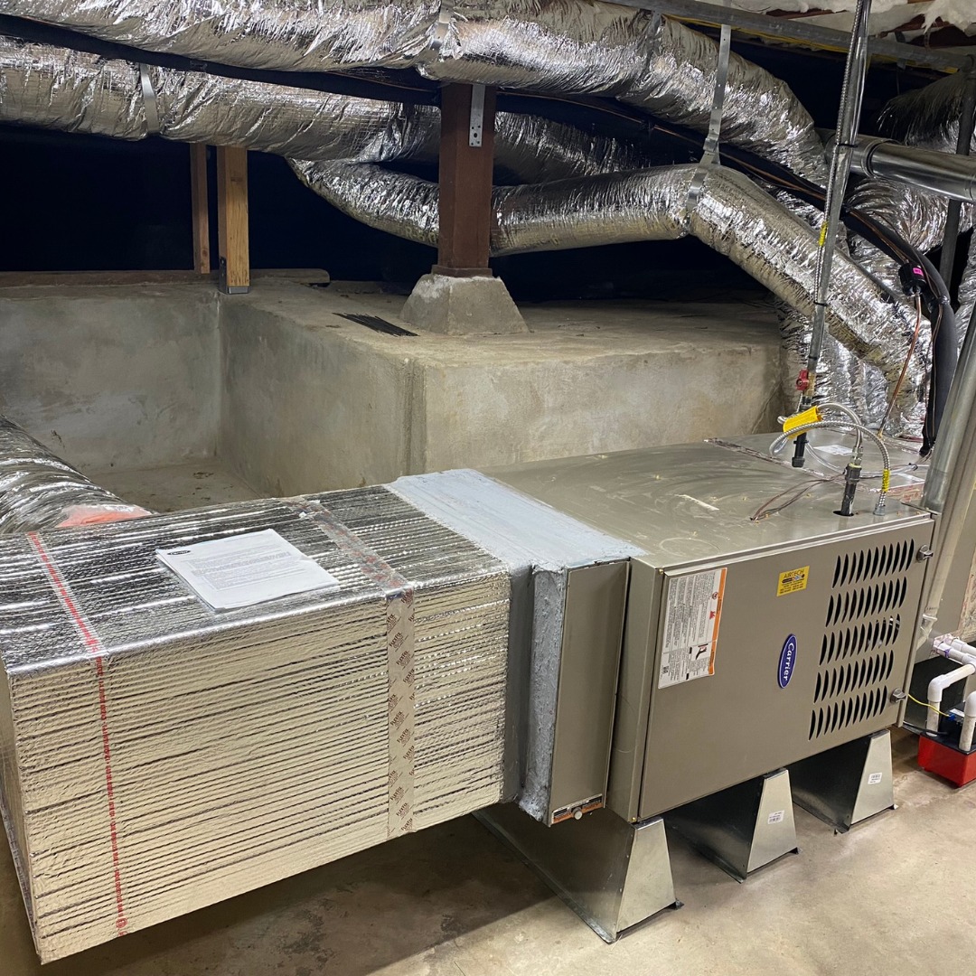 Ductless Mini-Split Installation and Repair 8 Airstars Ductwork in a customer attic - the Bay Area